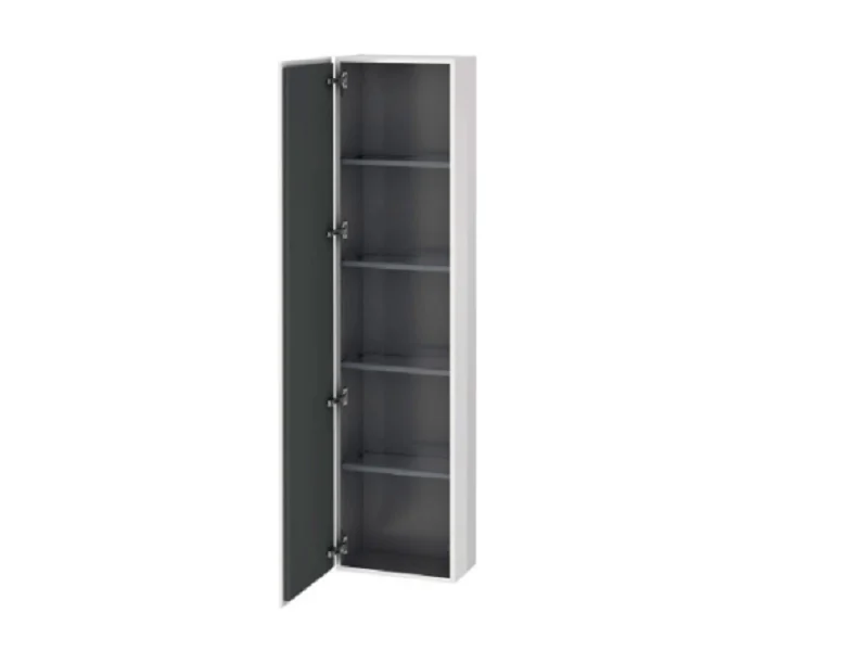 Шкаф-пенал, Duravit, L-Cube, шгв 400*243*1760, петли-справа, цвет-белый матовый