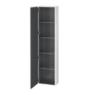 Шкаф-пенал, Duravit, L-Cube, шгв 400*243*1760, петли-справа, цвет-белый глянцевый
