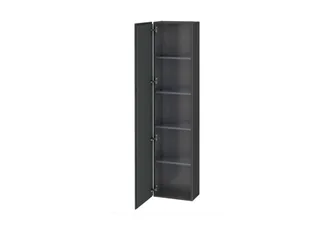 Шкаф-пенал, Duravit, L-Cube, шгв 400*243*1760, петли-справа, цвет-графит матовый