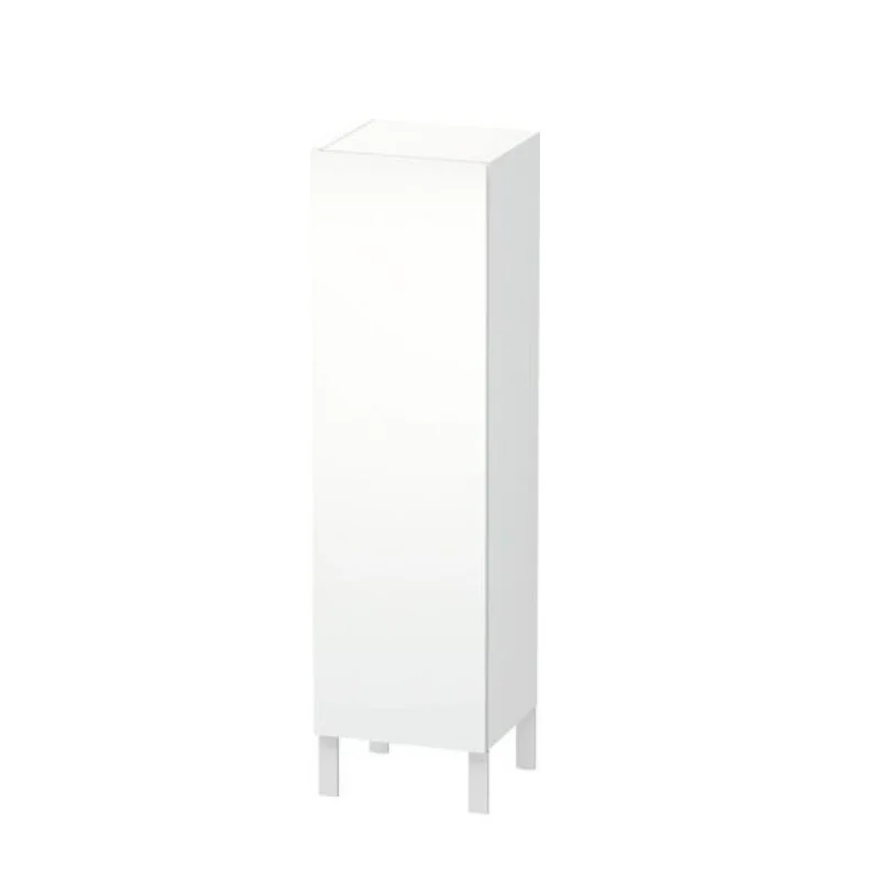 Шкаф-пенал, Duravit, L-Cube, шгв 400*363*1320, петли-слева, цвет-белый матовый