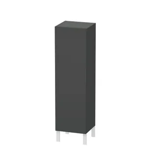 Шкаф-пенал, Duravit, L-Cube, шгв 400*363*1320, петли-слева, цвет-графит матовый