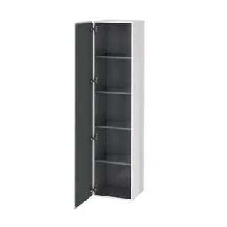 Шкаф-пенал, Duravit, L-Cube, шгв 400*363*1760, петли-справа, цвет-белый глянцевый