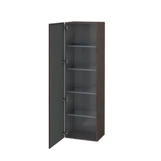 Шкаф-пенал, Duravit, L-Cube, шгв 500*363*1760, петли-слева, цвет-дуб тёмный брашированный