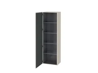 Шкаф-пенал, Duravit, L-Cube, шгв 500*363*1760, петли-справа, цвет-серо-коричневый матовый