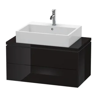 Тумба под раковину, Duravit, L-Cube, шгв 820*477*400, раковина-необходимо заказать, цвет-чёрный глянцевый