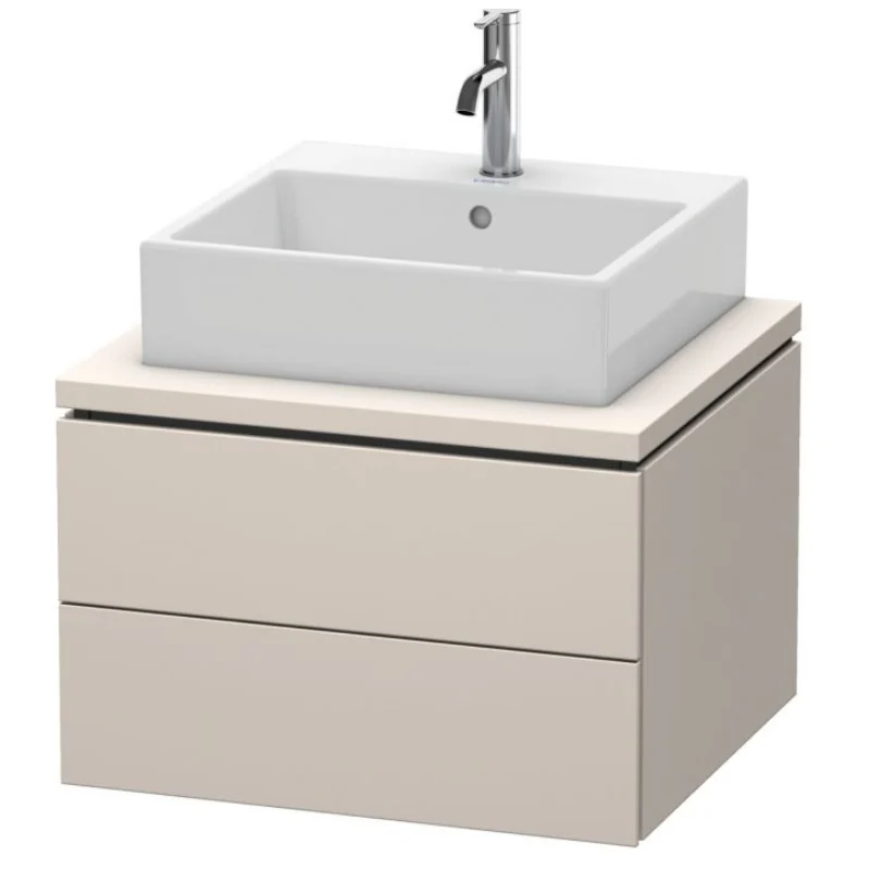 Тумба под раковину, Duravit, L-Cube, шгв 620*547*400, раковина-необходимо заказать, цвет-серо-коричневый матовый