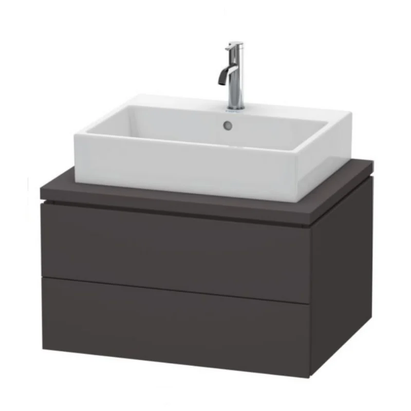Тумба под раковину, Duravit, L-Cube, шгв 720*547*400, раковина-необходимо заказать, цвет-графит суперматовый