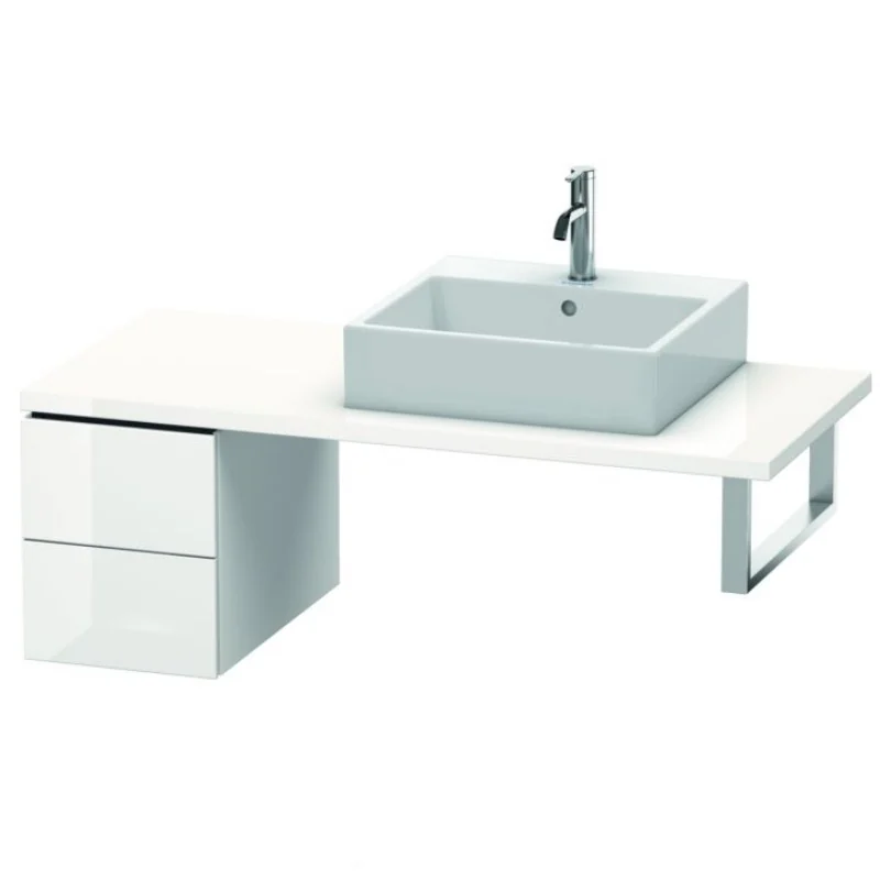 Тумба, Duravit, L-Cube, шгв 320*547*400, раковина-необходимо заказать, цвет-белый глянцевый