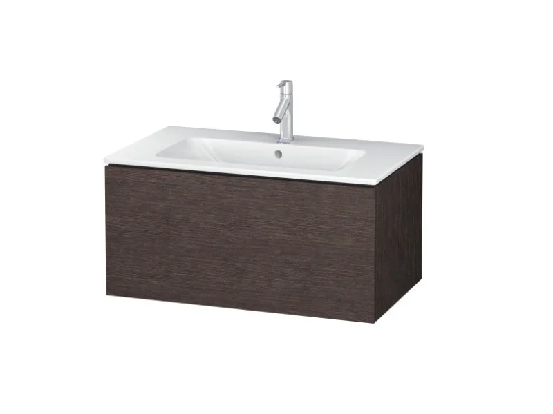 Тумба под раковину, Duravit, L-Cube, шгв 820*481*400, раковина-необходимо заказать, цвет-дуб темный брашированный
