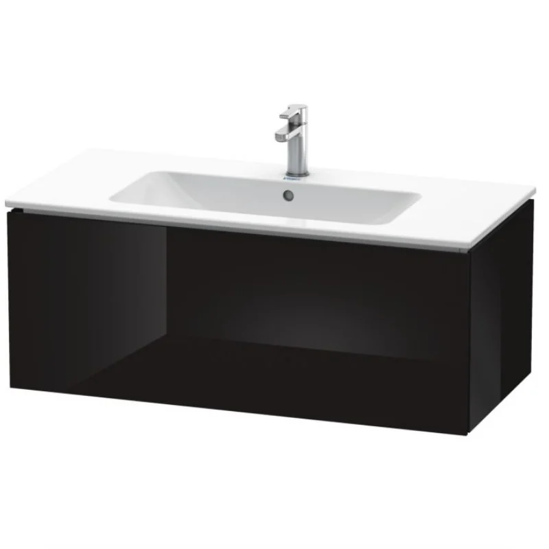 Тумба под раковину, Duravit, L-Cube, шгв 1020*481*400, раковина-необходимо заказать, цвет-чёрный глянцевый