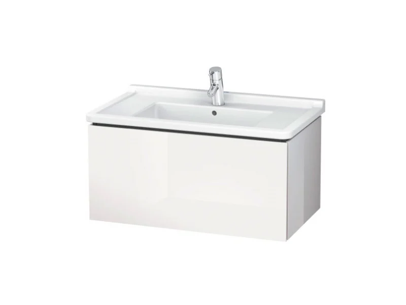 Тумба под раковину, Duravit, L-Cube, шгв 820*469*408, раковина-необходимо заказать, цвет-белый глянцевый