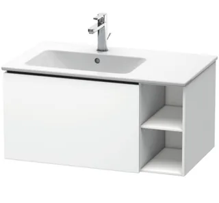 Тумба под раковину, Duravit, L-Cube, шгв 820*481*400, раковина-необходимо заказать, чаша слева, цвет-белый матовый