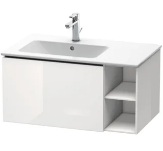 Тумба под раковину, Duravit, L-Cube, шгв 820*481*400, раковина-необходимо заказать, чаша слева, цвет-белый глянцевый