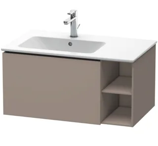 Тумба под раковину, Duravit, L-Cube, шгв 820*481*400, раковина-необходимо заказать, чаша слева, цвет-базальт матовый