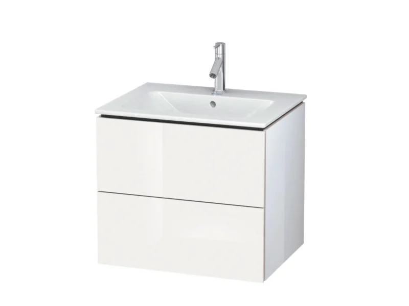 Тумба под раковину, Duravit, L-Cube, шгв 620*481*550, раковина-необходимо заказать, цвет-белый глянцевый лак