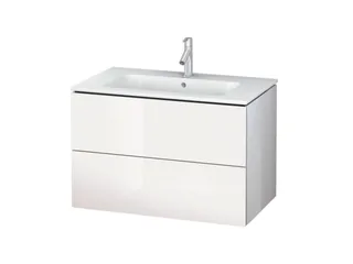 Тумба под раковину, Duravit, L-Cube, шгв 820*481*550, раковина-необходимо заказать, цвет-белый глянцевый лак