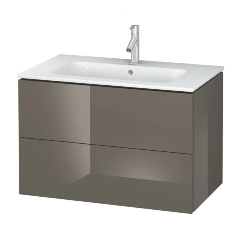 Тумба под раковину, Duravit, L-Cube, шгв 820*481*550, раковина-необходимо заказать, цвет-фланелево-серый глянцевый