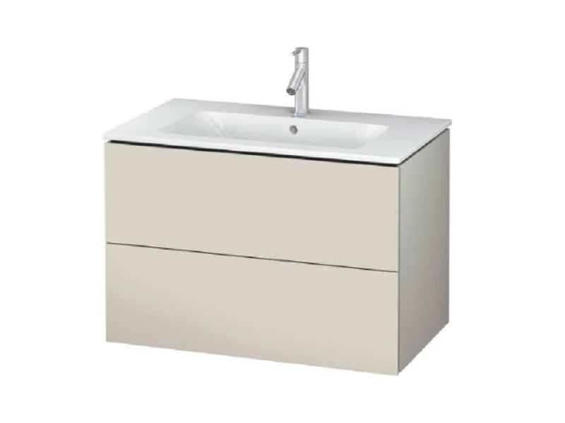Тумба под раковину, Duravit, L-Cube, шгв 820*481*550, раковина-необходимо заказать, цвет-серо-коричневый матовый