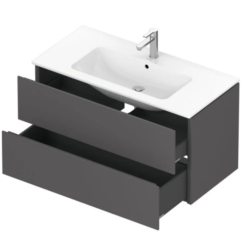 Тумба под раковину, Duravit, L-Cube, шгв 1020*481*550, раковина-необходимо заказать, цвет-графит матовый