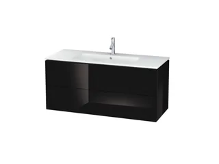 Тумба под раковину, Duravit, L-Cube, шгв 1220*481*550, раковина-необходимо заказать, цвет-черный глянцевый — иконка