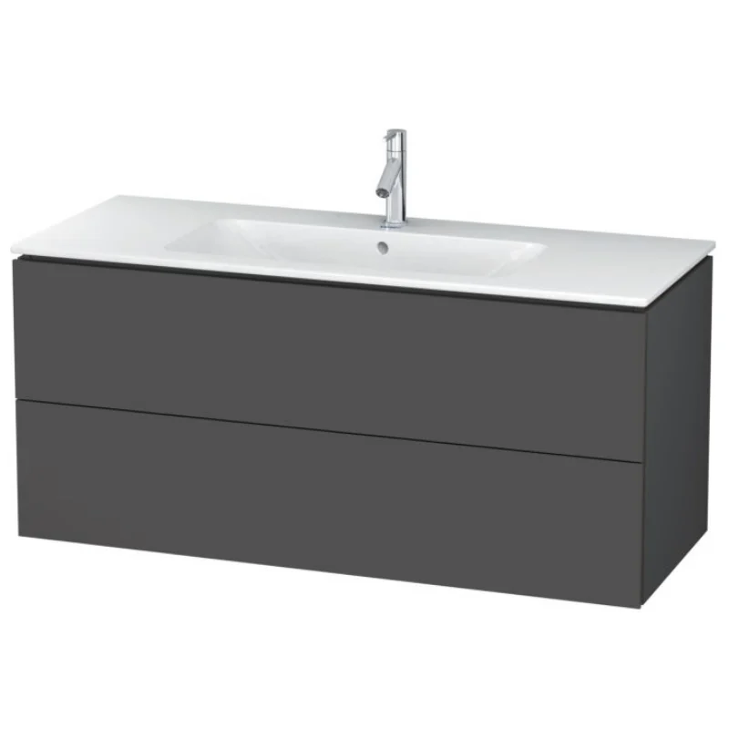Тумба под раковину, Duravit, L-Cube, шгв 1220*481*550, раковина-необходимо заказать, цвет-графит матовый