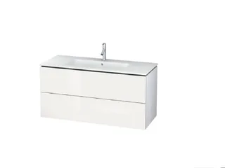 Тумба под раковину, Duravit, L-Cube, шгв 1220*481*550, раковина-необходимо заказать, цвет-белый глянцевый
