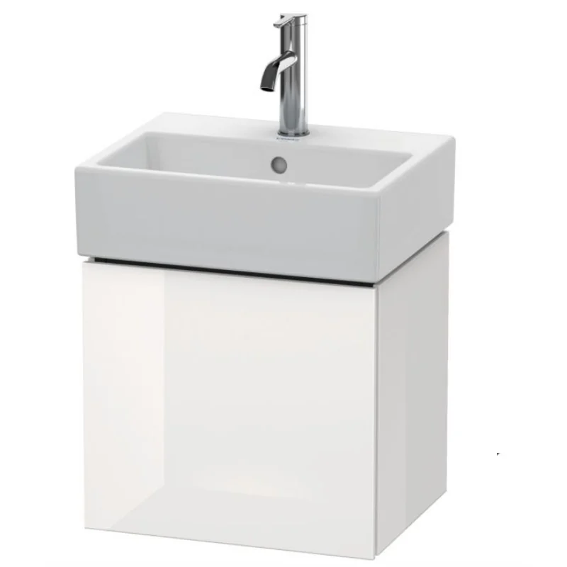 Тумба под раковину, Duravit, L-Cube, шгв 434*341*400, раковина-необходимо заказать, петли-справа, цвет-белый
