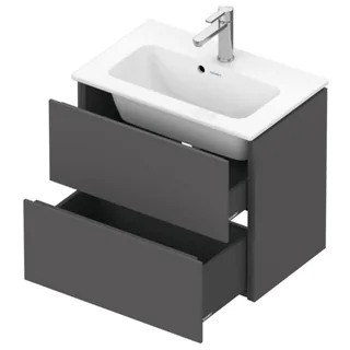 Тумба под раковину, Duravit, L-Cube, шгв 620*391*550, раковина-необходимо заказать, цвет-серо-графит матовый