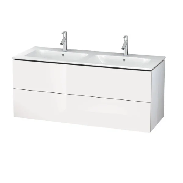 Тумба под раковину, Duravit, L-Cube, шгв 1290*481*550, раковина-необходимо заказать, цвет-белый глянцевый