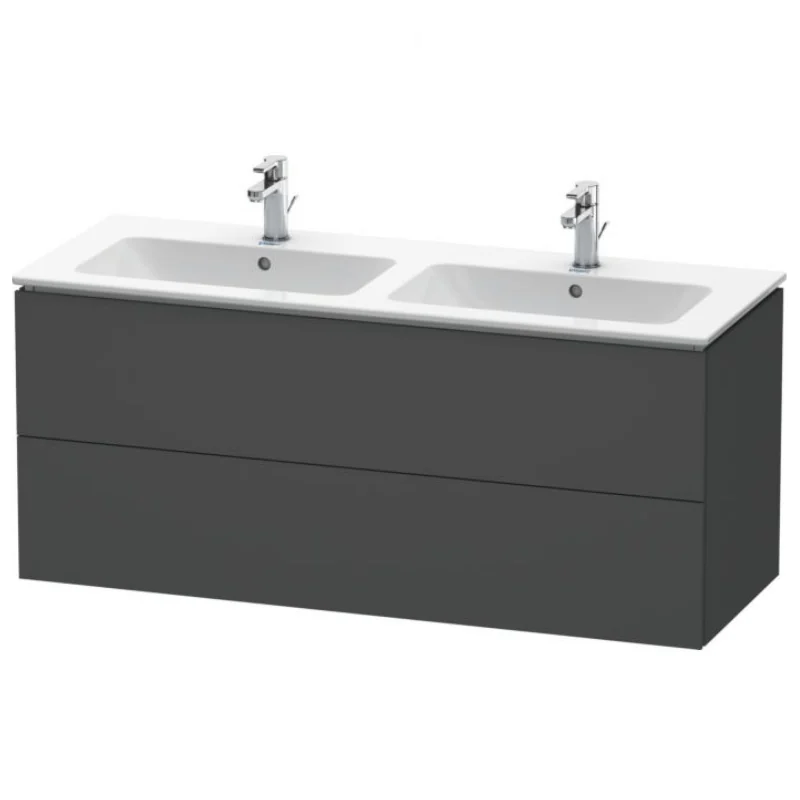 Тумба под раковину, Duravit, L-Cube, шгв 1290*481*550, раковина-необходимо заказать, цвет-графит матовый
