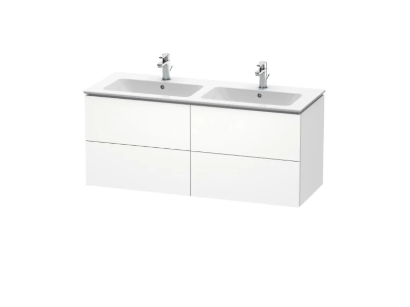 Тумба под раковину, Duravit, L-Cube, шгв 1290*481*550, раковина-необходимо заказать, цвет-белый матовый