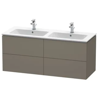 Тумба под раковину, Duravit, L-Cube, шгв 1290*481*550, раковина-необходимо заказать, цвет-фланелево-серый шелковисто-матовый