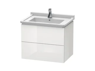 Тумба под раковину, Duravit, L-Cube, шгв 670*469*558, раковина-необходимо заказать, цвет-белый глянцевый — иконка