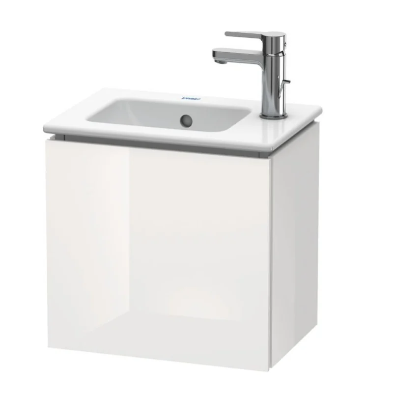 Тумба под раковину, Duravit, L-Cube, шгв 420*294*400, петли-слева, раковина-необходимо заказать, цвет-белый глянцевый