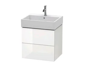 Тумба под раковину, Duravit, L-Cube, шгв 584*459*544, раковина-необходимо заказать, цвет-белый глянцевый — иконка