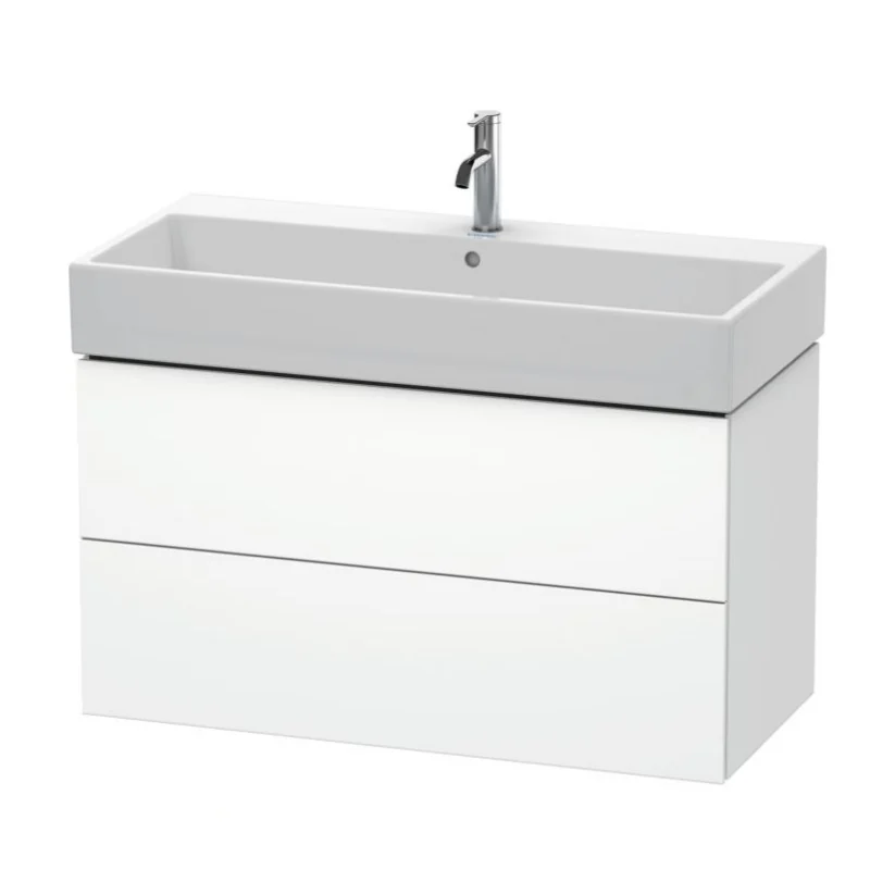 Тумба под раковину, Duravit, L-Cube, шгв 984*459*544, раковина-необходимо заказать, цвет-белый матовый