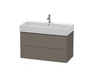 Тумба под раковину, Duravit, L-Cube, шгв 984*459*544, раковина-необходимо заказать, цвет-фланелево-серый шелковисто-матовый
