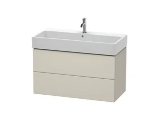 Тумба под раковину, Duravit, L-Cube, шгв 984*459*544, раковина-необходимо заказать, цвет-серо-коричневый матовый