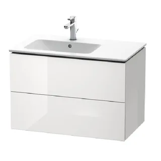 Тумба под раковину, Duravit, L-Cube, шг 820*481, раковина-необходимо заказать, цвет-белый глянцевый