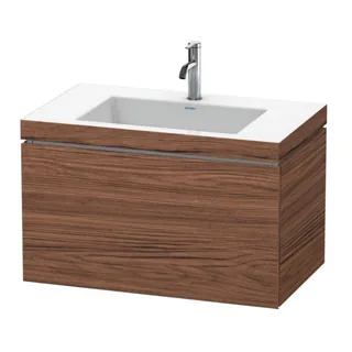 Тумба под раковину, Duravit, L-Cube, шгв 800*480*500, раковина-в комплекте, цвет-орех темный