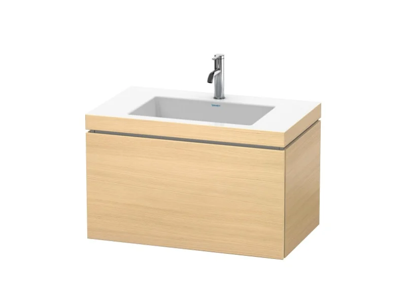 Тумба под раковину, Duravit, L-Cube, шгв 800*480*500, раковина-в комплекте, цвет-дуб средиземноморский