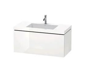 Тумба под раковину, Duravit, L-Cube, шгв 1000*480*500, раковина-в комплекте, цвет-базальт матовый