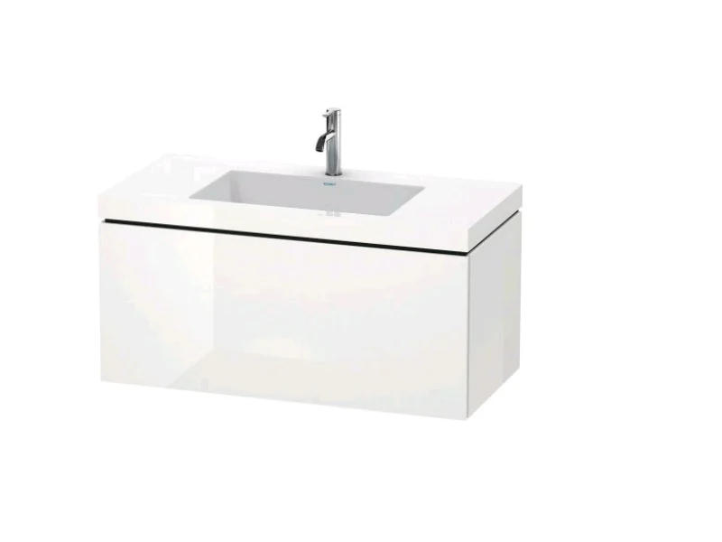 Тумба под раковину, Duravit, L-Cube, шгв 1000*480*500, раковина-в комплекте, цвет-базальт матовый