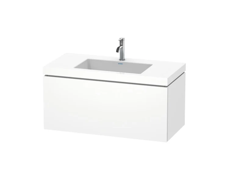 Тумба под раковину, Duravit, L-Cube, шгв 1000*480*500, раковина-в комплекте, цвет-белый матовый