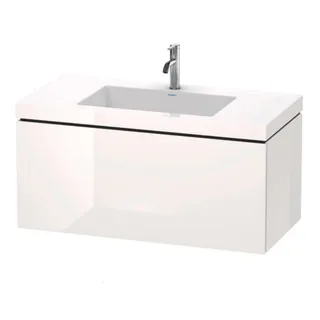 Тумба под раковину, Duravit, L-Cube, шгв 1000*480*500, раковина-в комплекте, цвет-белый глянцевый