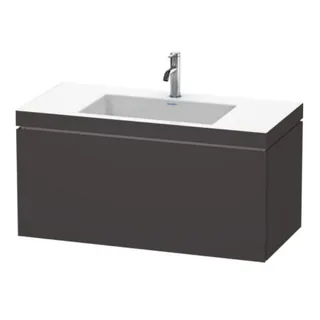 Тумба под раковину, Duravit, L-Cube, шгв 1000*480*500, раковина-в комплекте, цвет-графит матовый