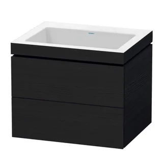 Тумба под раковину, Duravit, L-Cube, шгв 600*480*500, раковина-в комплекте, цвет-черный дуб