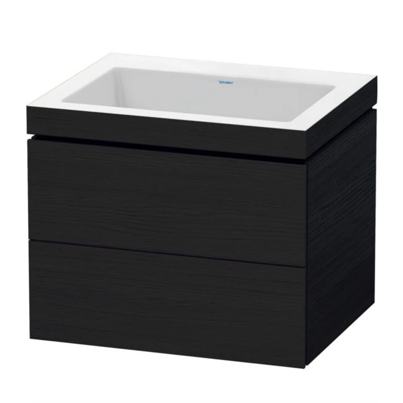 Тумба под раковину, Duravit, L-Cube, шгв 600*480*500, раковина-в комплекте, цвет-черный дуб
