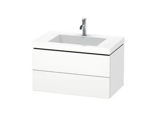 Тумба под раковину, Duravit, L-Cube, шгв 800*480*500, раковина-в комплекте, цвет-лён — иконка
