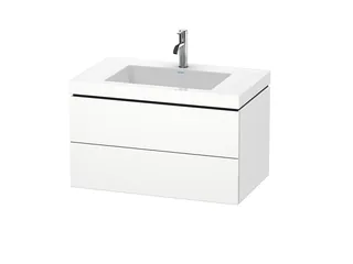 Тумба под раковину, Duravit, L-Cube, шгв 800*480*500, раковина-в комплекте, цвет-белый матовый